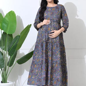 knee length dresses for ladies Party Wear Long Dress For Karwa Chauth