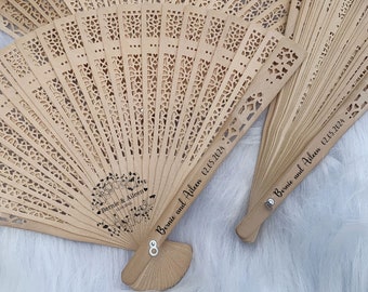 Customized Wedding Fans,Bulk Personalized Hand Fan Wedding Favors For Guests,Gifts For Her,Bridesmaid Gifts,Wedding Favors,Customized Fans