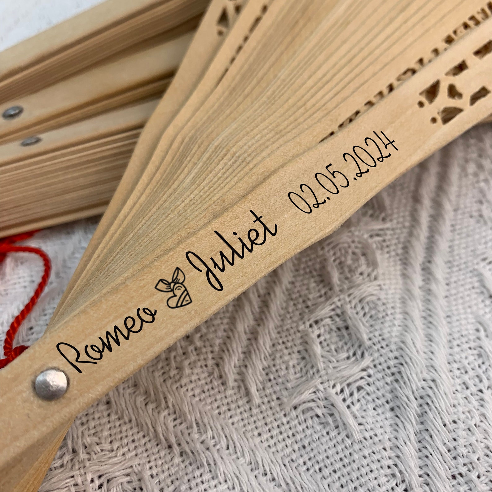 Customized Wooden Wedding Fans Bulk Personalized Hand Fan Wedding