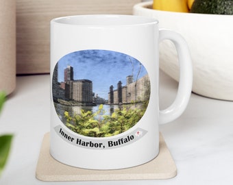 Buffalo Harbor Mug, Buffalo Gifts, 716 Gifts, Charity Gifts, Buffalo Mug, Buffalo Outer Harbor WNY