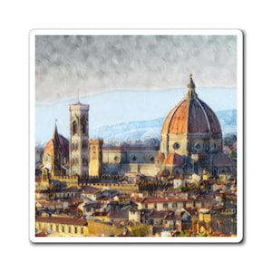 Florence Italy Magnet, Christmas Gifts,  Florence Italy Gifts, Buffalo Camino, Charity Gifts, Florence Duomo