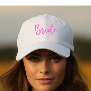 Bride Embroidered Bachelorette Party Baseball Cap Just Married Wedding Party Hat Bridesmaid Bride Gift Bridal shower gift Bach Party Decor