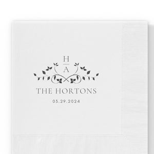 Serviettes de table cocktail personnalisées pour mariage Serviettes personnalisées Serviettes en papier pour boissons Serviettes anniversaire Serviettes de table anniversaire Serviettes de table personnalisées