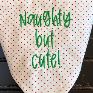 Christmas funny scrunchie embroidered dog bandana Holiday Cheer Dog Bandana Christmas Dog Bandana Winter Puppy First Christmas Dog Mom Gift