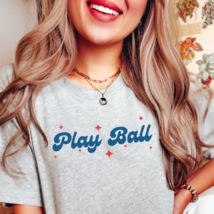 Baseball Play Ball tshirt Baseball Shirt Baseball tshirt Baseball Lover Tee  Family Baseball Shirt Baseball Mom Shirt Gift for Her