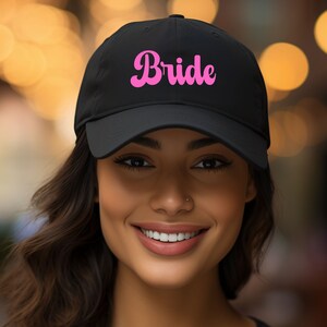 Bride Embroidered Bachelorette Party Baseball Cap Just Married Wedding Party Hat Bridesmaid Bride Gift Bridal shower gift Bach Party Decor