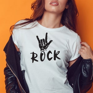 Rock And Roll T-Shirt, Rock And Roll Shirt, Rock And Roll Tee, Rock Music T-Shirt, Rocker Gift, Rock Lovers Shirt, Rock Shirt