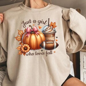 Pumpa Latte Hösttröja - Flickigt Hösttema