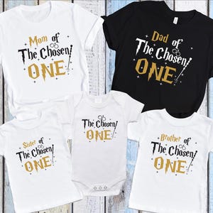 The Chosen One Birthday Family Shirts: Matching Party Tees
