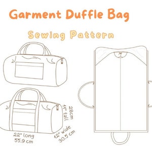 Kleidungsstück Duffle Bag Schnittmuster