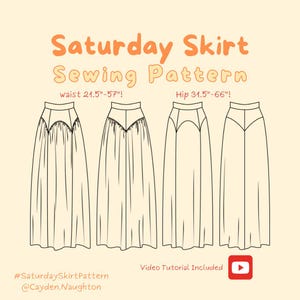 Saturday Skirt Sewing Pattern