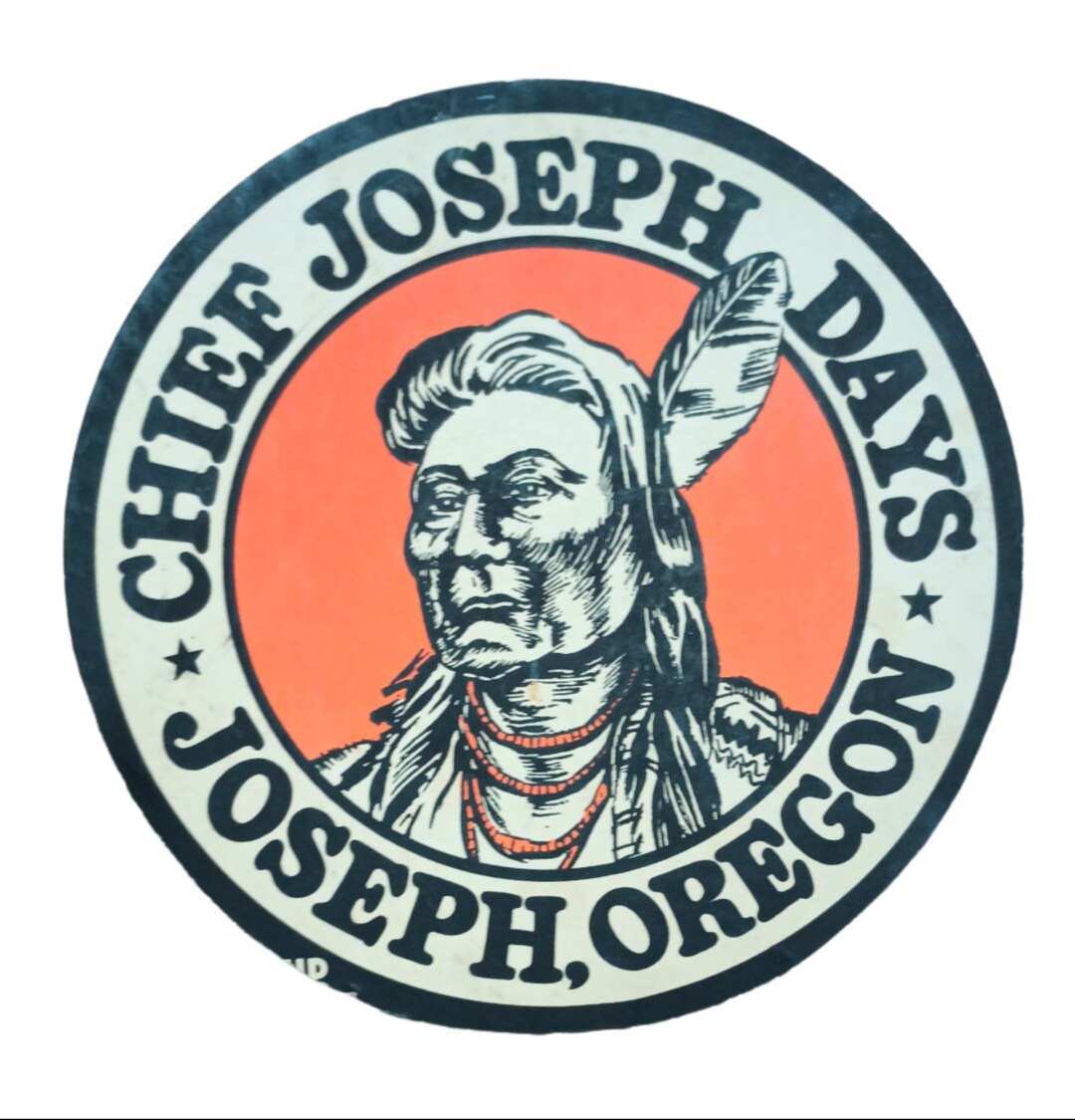 Vintage Advertising, Chief Joseph Days, Joseph Oregon, Native American