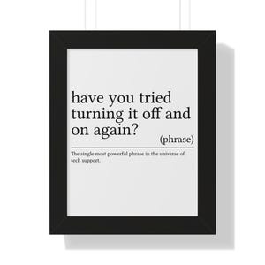 Funny Tech Poster | Funny Geek Wall Art for Developers, Project Managers, QA, and Tech Support | Home Office Decor | Digital Download