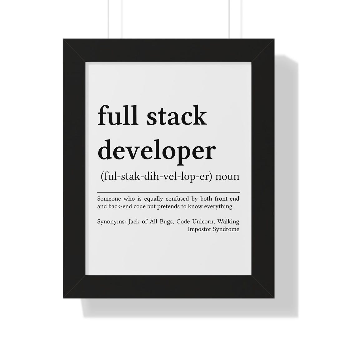 Funny Tech Poster | Funny Geek Wall Art for Developers, Project ...