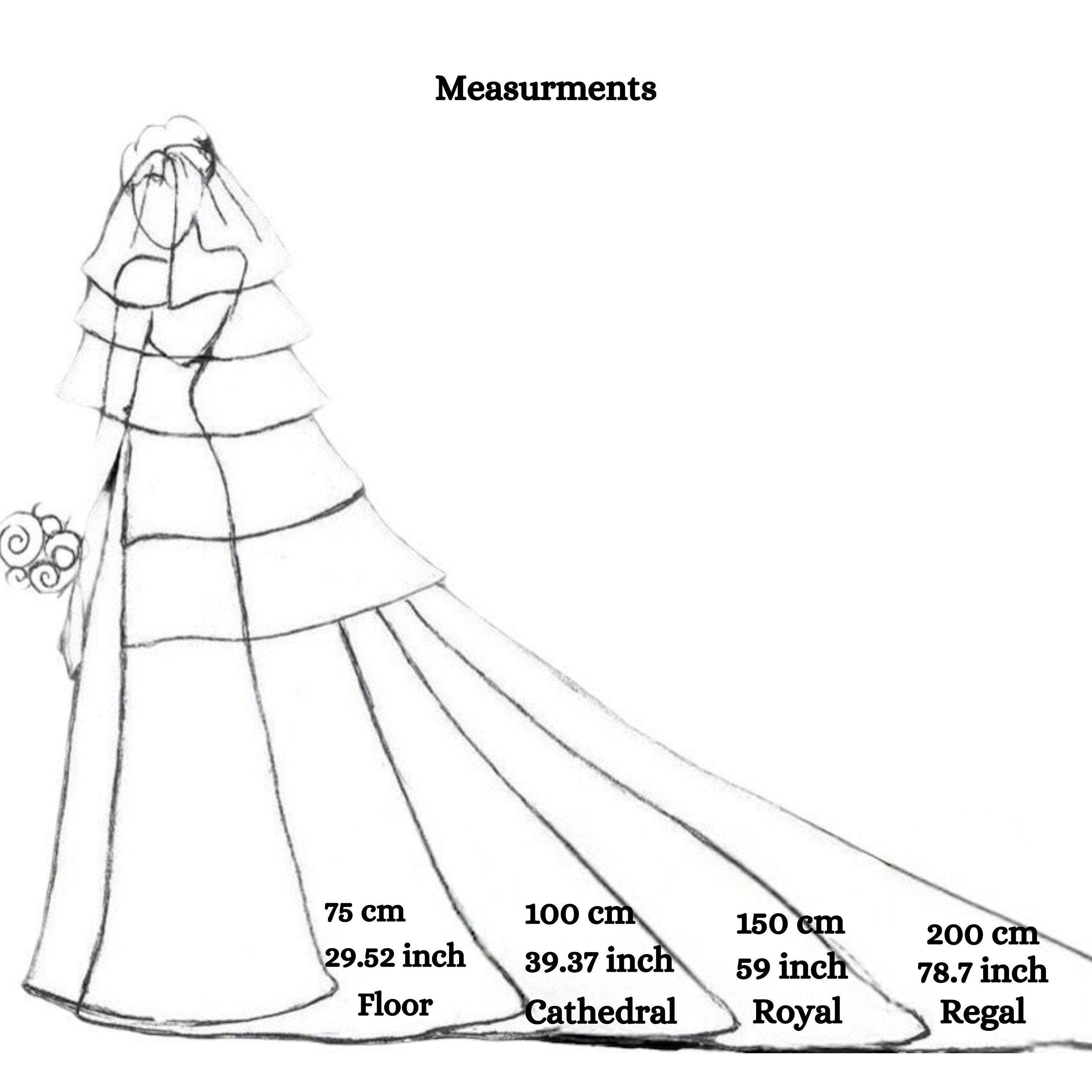 Bridal Veil, Cathedral Wedding Veil, Scattered Pearl Bridal Veil