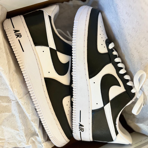 customized air force 1 black