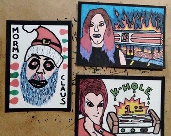 ACEO ATC Print Set King MORMO Clause and the K-Hole Holy Trinity