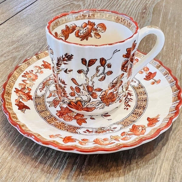 Vintage Spode Indian Tree Demitasse Cup and Saucer Set Of 1