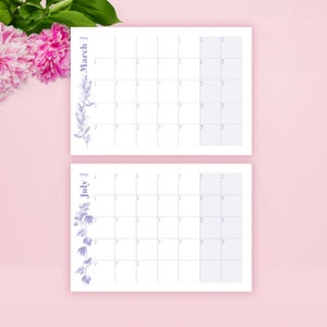 Printable 2024 Calendar In Horizontal Vertical Overview In Etsy Printable 2024 Calendar In Horizontal Vertical Overview In Etsy