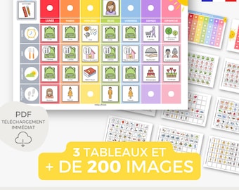 Semainier enfant, Planning enfant imprimable, Calendrier, Planning semaine enfant, Calendrier enfant maternelle, Routine, Emploi du temps