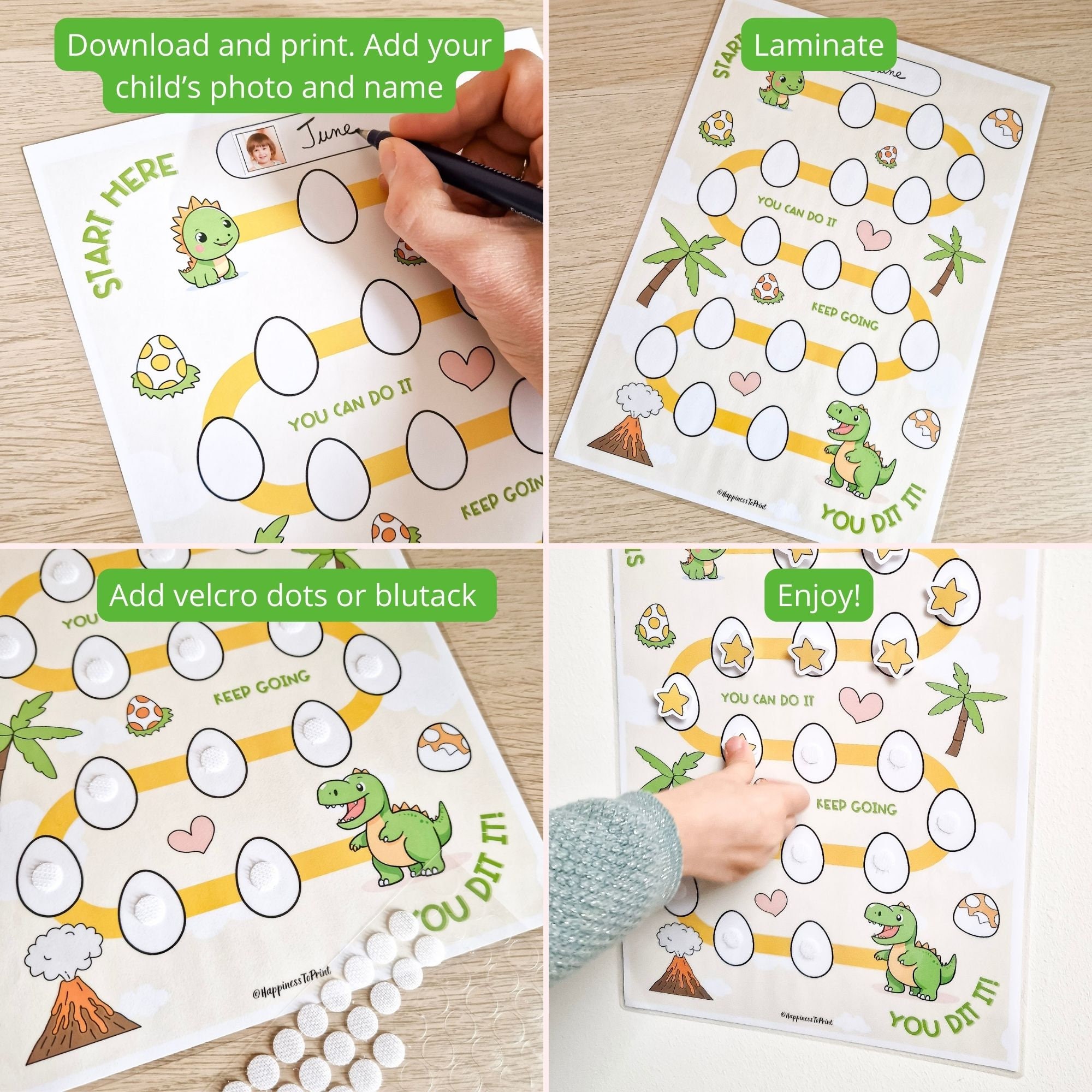 Behavior Chart Printable, Sticker Chart Printable, Reward Chart for ...