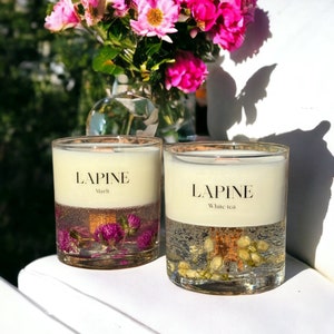 Real Dried Flowers Transparent Gel Candles - China Candle and Scented  Candle price
