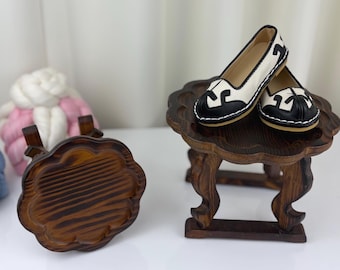 Handcrafted Wooden Gaedari Soban | Korean Traditional Table Decor | Korean Dol