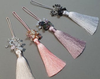 Beads Tassel Norigae | Hanbok Accessory 노리개 | Korean Traditional Decor | Korean Dol and Baek il Party | Bojagi Decor