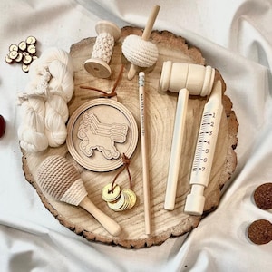 Wooden Doljabi Kit 9pcs | Doljabi | Korean 1st Birthday Party | Dol | Dohl | Baek il | Korean Traditional Party Deco | Dolsang | 돌잡이 백일