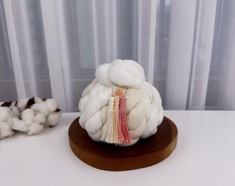 ミディアムサイズの糸ケーキ | 韓国のトルとペクイルパーティーにぴったりの手作り糸ケーキ | ドルジャビ | 韓国の糸ケーキ | 韓国の伝統装飾