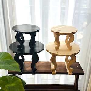 Gaedari Soban Two Colors DIY Bild auf Leinwand | Traditioneller koreanischer Holztisch | koreanische Dol und Baek il Party | Doljabi | Traditionelles koreanisches Dekor