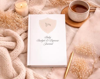 Baby Budget Planner Printable | Newborn Expense Tracker PDF | New Mom Finance Journal | Baby Shower Gift Digital Download