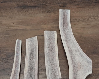 Split Elk Antler Dog Chew: Long Lasting, Natural Dental Treat