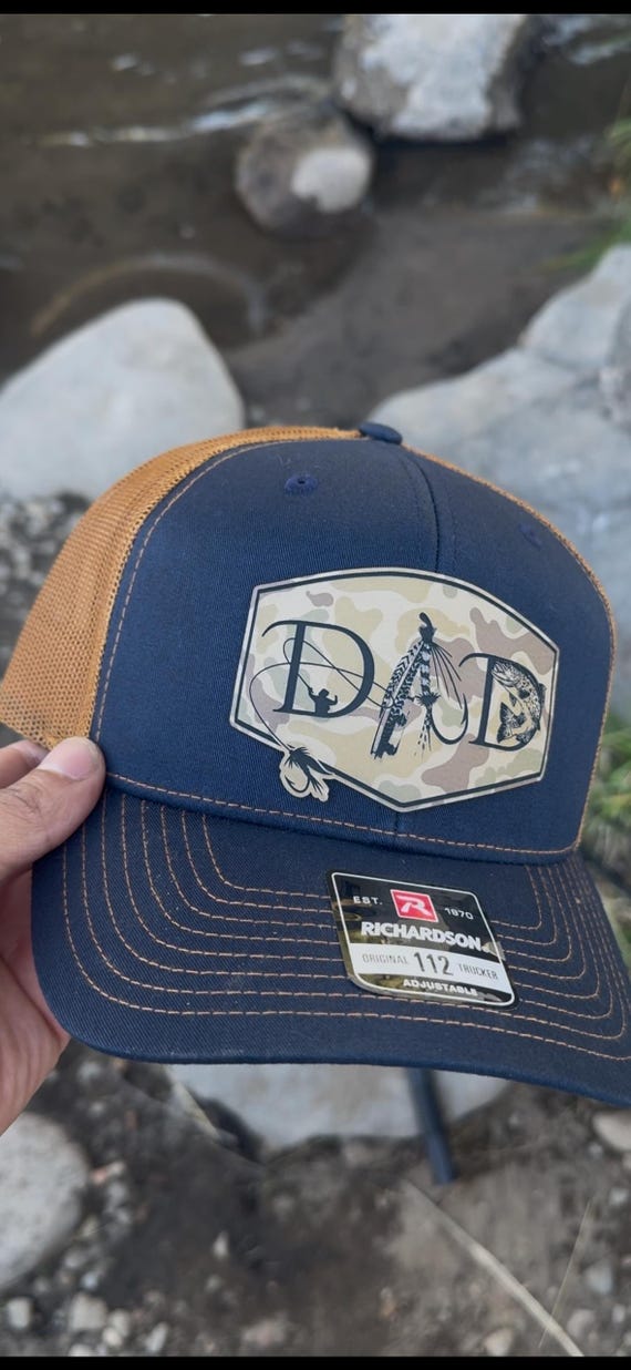 Richardson Trucker Hat Custom Hat Leatherette Patch Hat