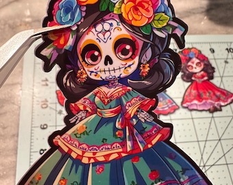 Sticker Day Of Dead - Sticker Sugar Candy Skull - Sticker Dia Del Los Muertos - Sticker voiture livre super ordinateur portable - Sticker Cinco De Mayo