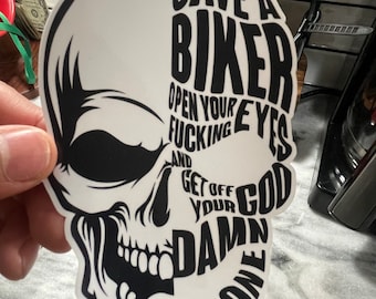 Biker Sticker - Motorcycle Stickers - Stickers for helmets - Stickers for  Motorcycle -  Get off your phone sticker - R6 CBR Harley GSXR
