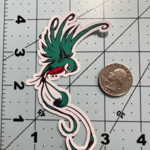 Oiseau Quetzal - Sticker Guatemala - Sticker Quetzal - Sticker Chapin - Sticker Chapina