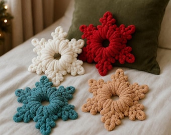 Patrón de crochet de estrella de peluche: adorno de peluche fácil (tutorial en PDF, inglés, alemán y húngaro)