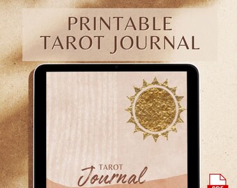 Digitaal Tarot Journal, Dagelijks Tarot Journal, Nieuwe Maan Tarot Spreads, Volle Maan Tarot Spreads, Tarot Card Betekenis Cheat Sheets, Afdrukbaar