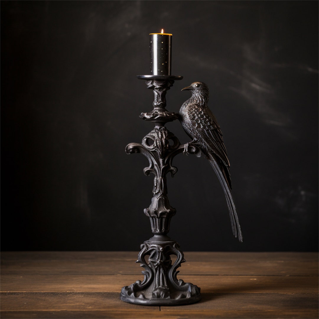 Nostalgic Candlestick Home Decoration Vintage Style Candle Etsy