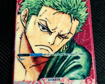 Anime Zoro Card Air Fresheners Straw Hat Pirate