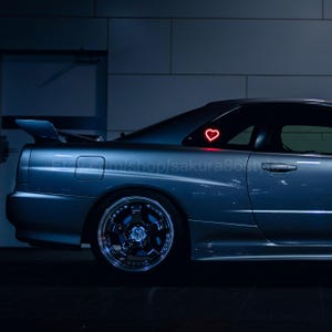 Neon Heart Glow JDM Car Accessories image 4