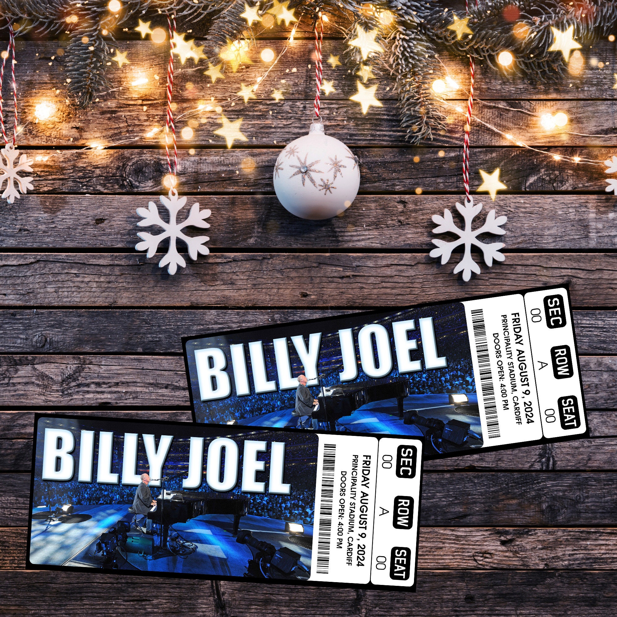 Billy Joel Ticket Billy Joel Tour 2024 Ticket Billy Joel Etsy Portugal