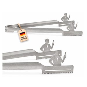 Grillzange Elektriker aus Edelstahl – Geschenk für Elektriker zum Geburtstag oder zur Gesellenprüfung