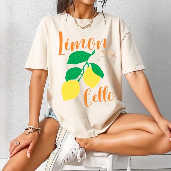 Limoncello shirt, Lemon Shirt, Italian Summer Tee, Comfort Colors,La Dolce Vita tshirt,  Summer Shirt, Citrus Fruit Shirt, Gift for Her