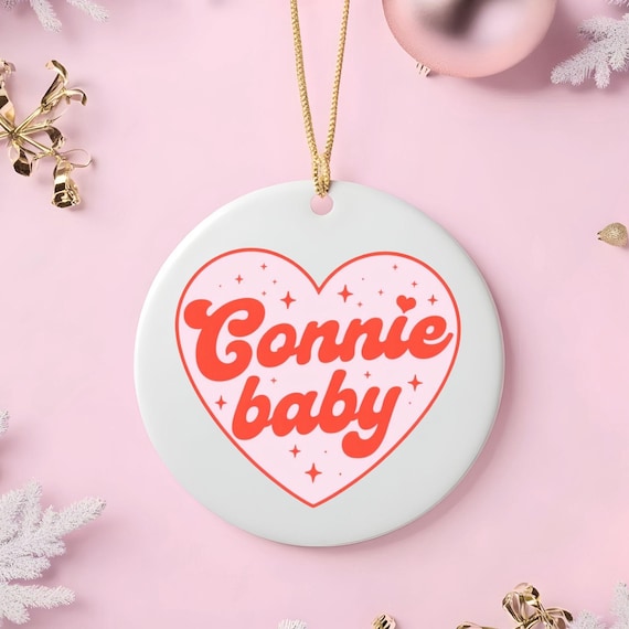 Connie Baby ornament, Conrad Christmas ornament