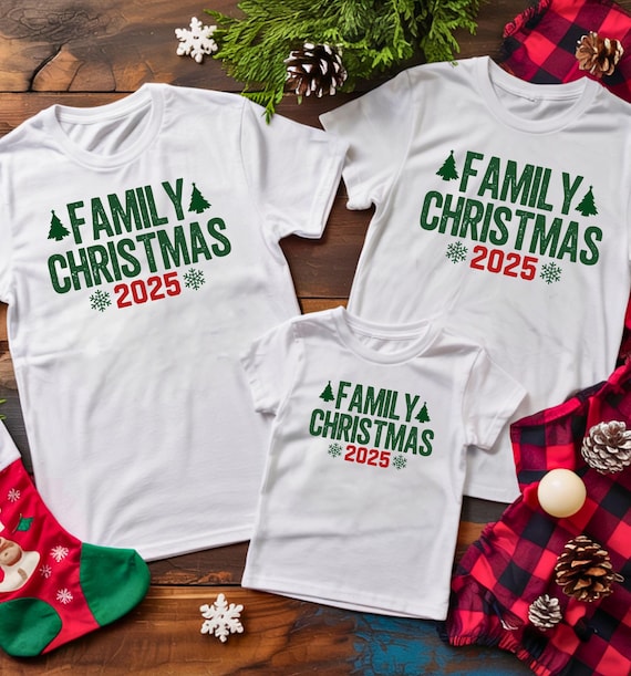 Matching Family Christmas 2025 Shirt, Group Holiday Tee