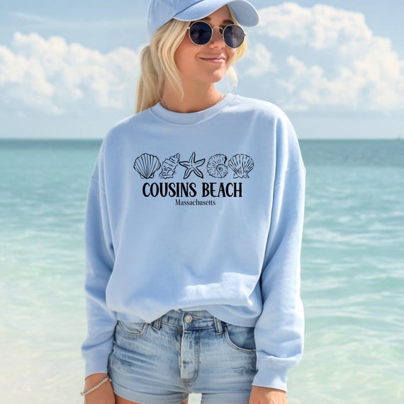 Cousins Beach Sweatshirt, The Summer I Turned Pretty, Beach Vibes, Pullover, Summer Vacation Sweater, Beachy