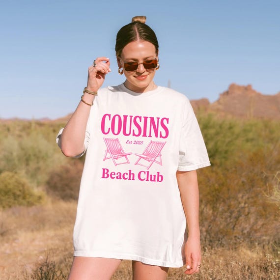 Cousins Beach Shirt, TSITP T-Shirt, The Summer I Turned Pretty, Beach Club Tshirt, Cousins Shirt, Summer tshirt, Beach Shirt, Gift for her