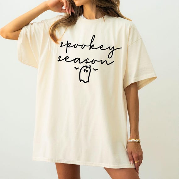 Spooky shirt, Halloween Ghost Shirt, Fall T-shirt, Summerween shirt, Ghost Shirt, Spooky Season Tshirt, Trick or Treat, Halloween T shirt